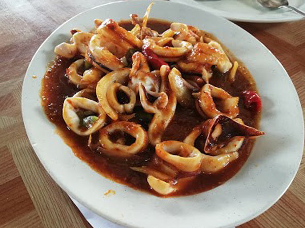 Restoran Aroma Ikan Bakar Jeram -Stir Fried Squid 