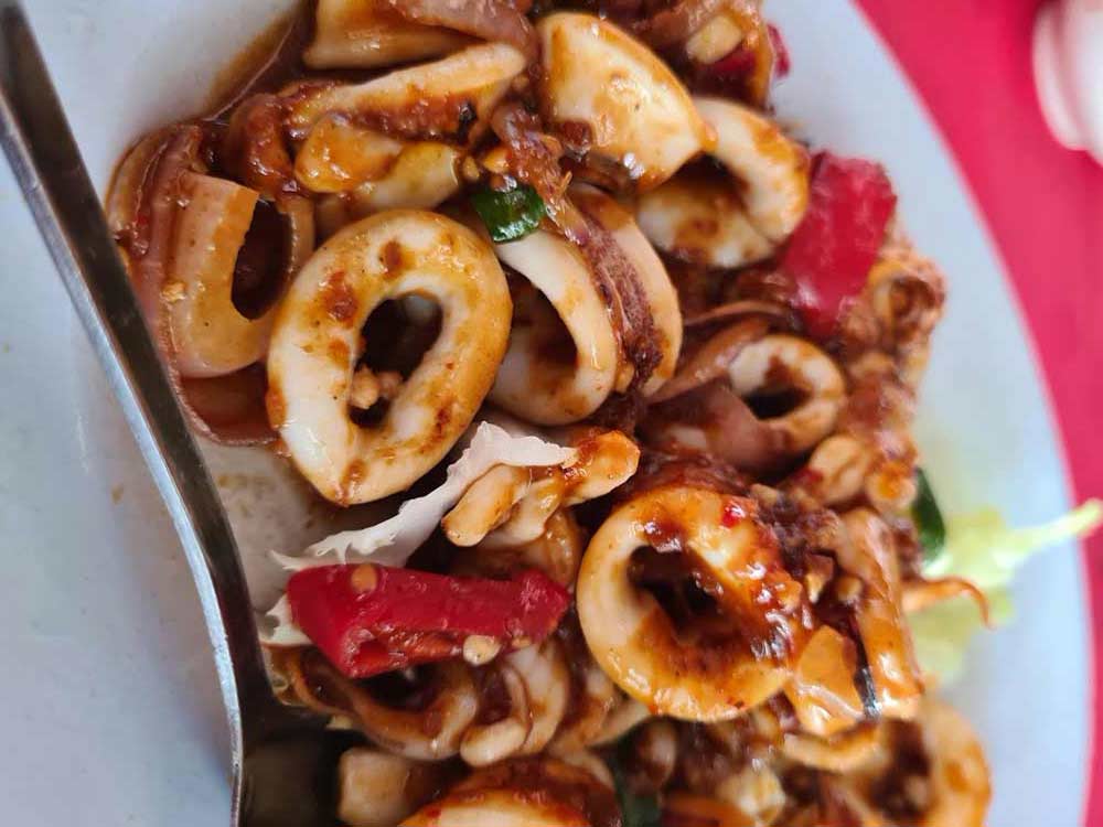 Stir Fried Chili Squid