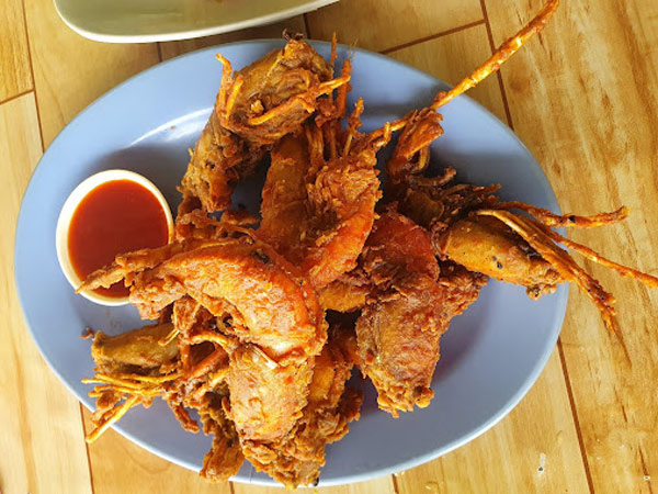 Warong Udang Galah Kuala Selangor - Fried Udang Galah
